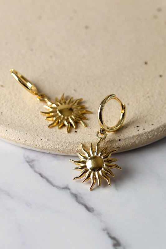 Sun Charm Huggies