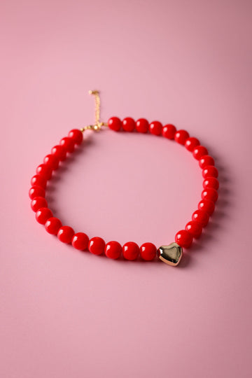 Vivian Coral Necklace