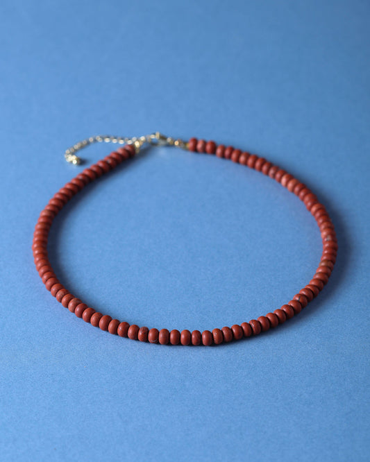 Megan Red Jasper Necklace