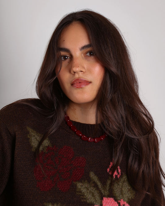 Ruby Jade Necklace