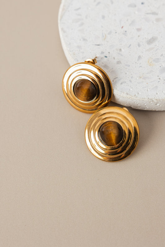 Coco Tigers Eye Earrings