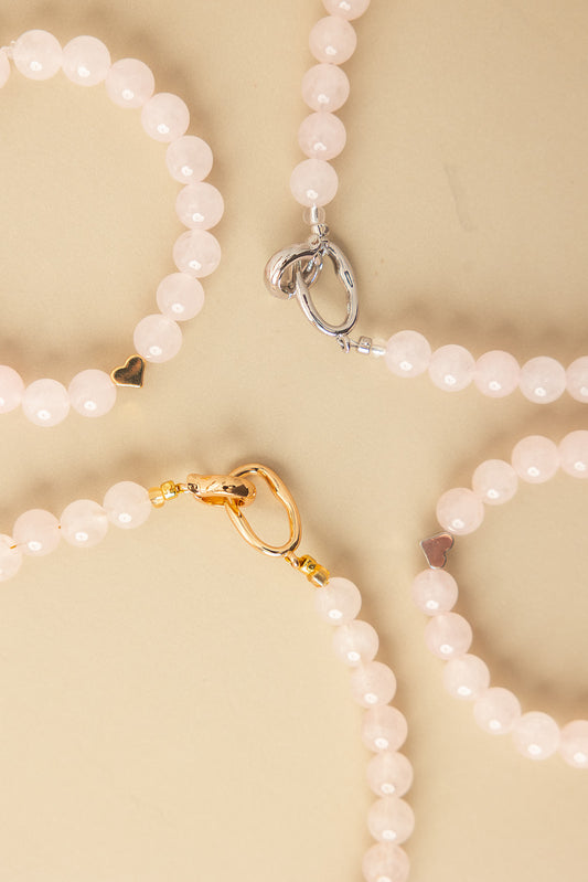 Viva Rose Quartz Necklace