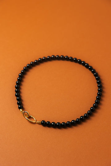 Viva Black Obsidian Necklace